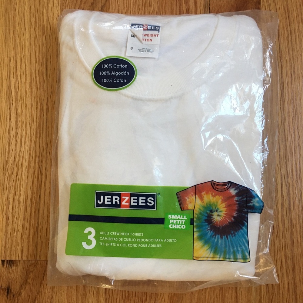 🌻Jeezees packaged white tee-shirts